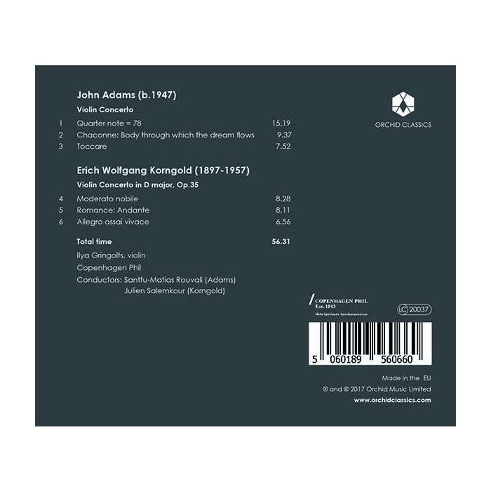 Adams & Korngold: Violin Concertos - slide-1