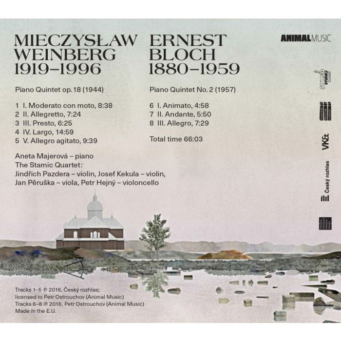 Weinberg & Bloch: Piano Quintets - slide-1