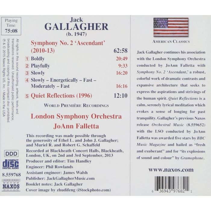 Gallagher: Symphony No. 2 ‘Ascendant’ - slide-1