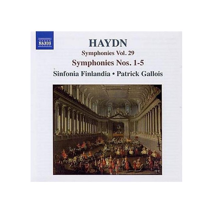 HAYDN: Symphonies, Vol. 29 - Nos. 1, 2, 3, 4, 5
