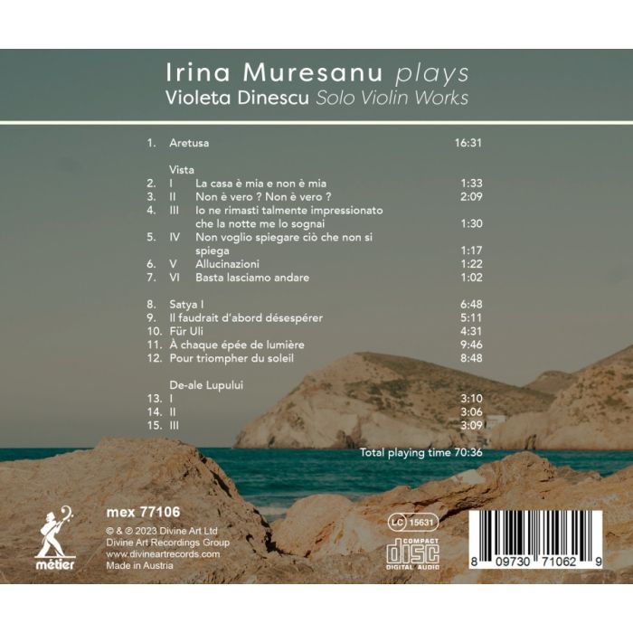 Dinescu: Solo Violin Works - slide-1