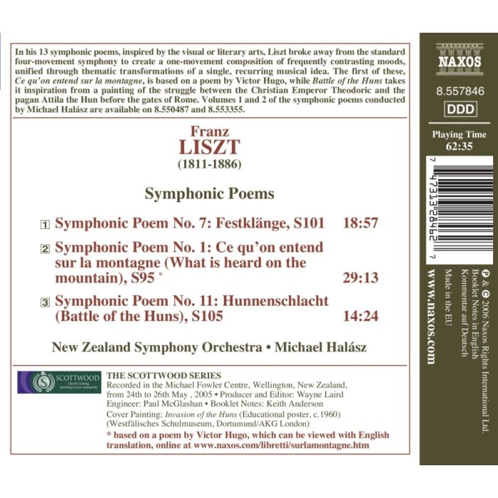 Liszt: Symphonic Poems, Vol. 3 - slide-1