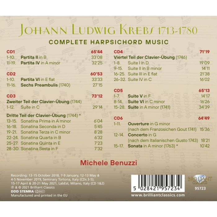 Krebs: Complete Harpsichord Music - slide-1