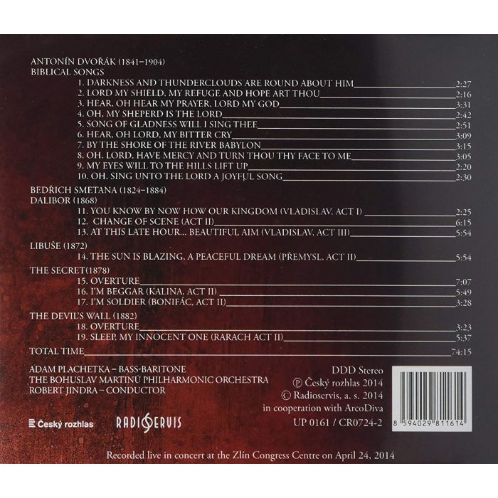 Dvořák: Biblical Songs; Smetana: Opera Arias - slide-1