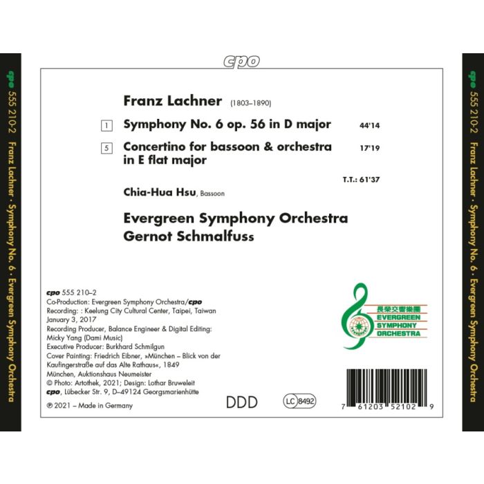 Lachner: Symphony No. 6; Concertino for Bassoon & Orchestra - slide-1
