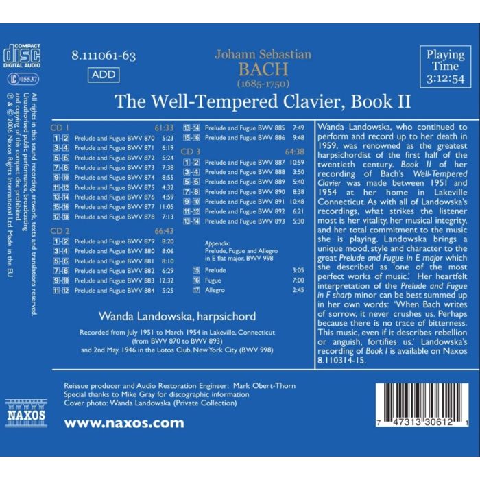 The Well-Tempered Clavier, Book II - slide-1