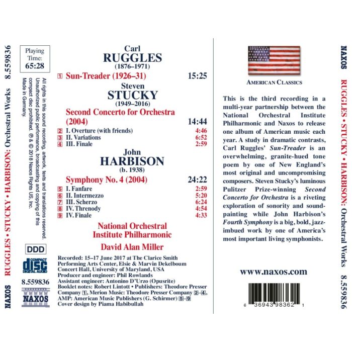 Harbison: Symphony No. 4; Ruggles: Sun-Treader; Sucky: Second Concerto for Orchestra - slide-1