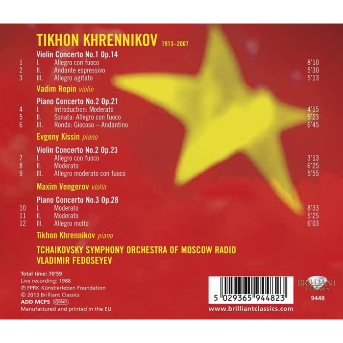 Khrennikov: Violin Concertos; Piano Concertos - slide-1