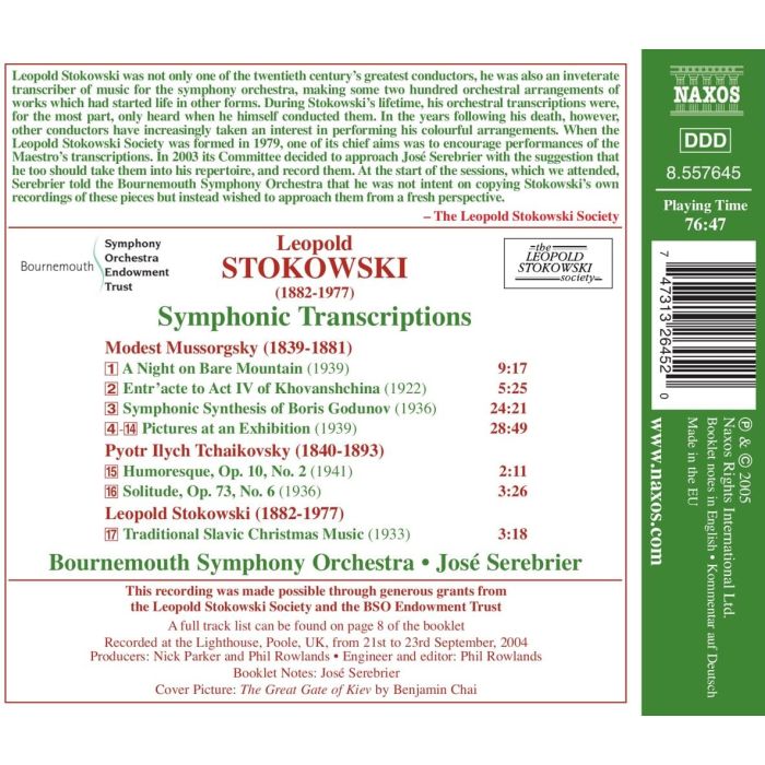 MUSSORGSKY: Transcriptions ( Stokowski ) - slide-1