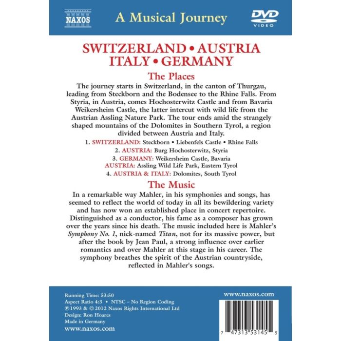 Musical Journey:  Mahler: Symphony No. 1 (with scenery and sights from Switzerland, Austria, Italy, Germany) - slide-1