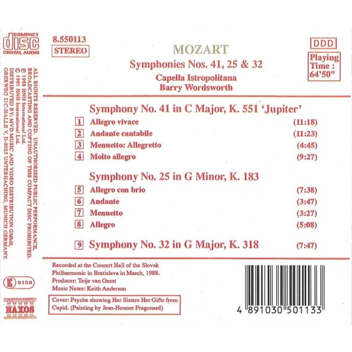 Mozart: Symphonies 41, 25 &  32 - slide-1
