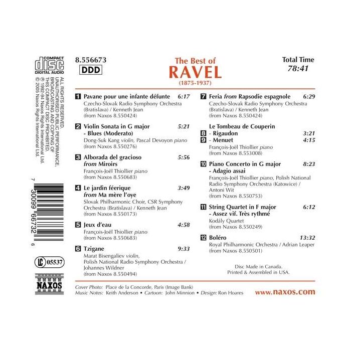 THE BEST OF RAVEL - slide-1