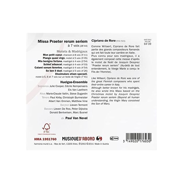 Rore: Missa Praeter rerum seriem - slide-1