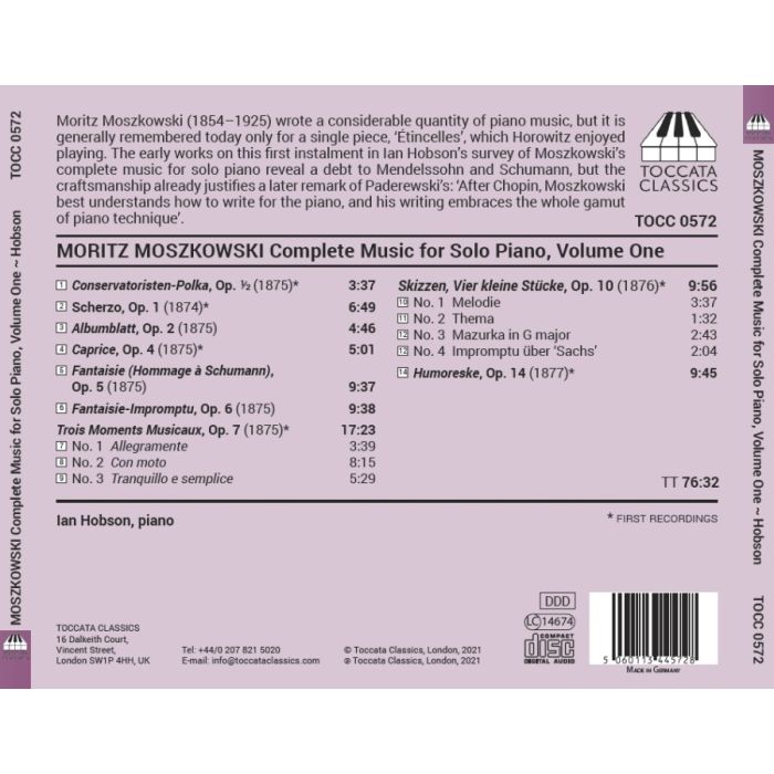 Moszkowski: Piano Music Vol. 1 - slide-1