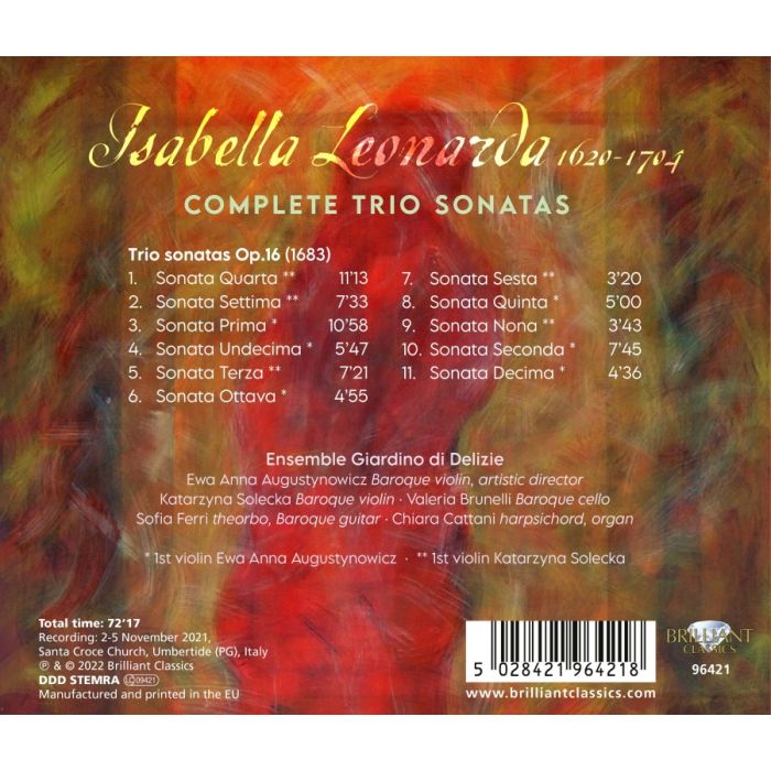 Leonarda: Complete Trio Sonatas - slide-1