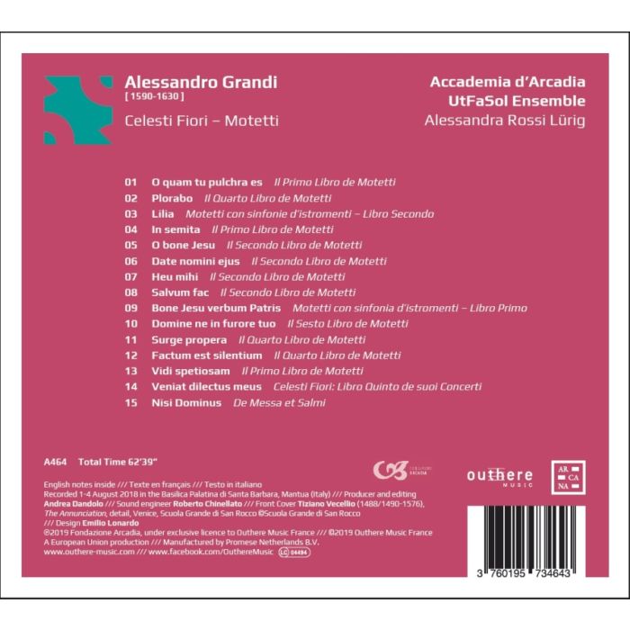 Grandi: Celesti Fiori - Motetti - slide-1