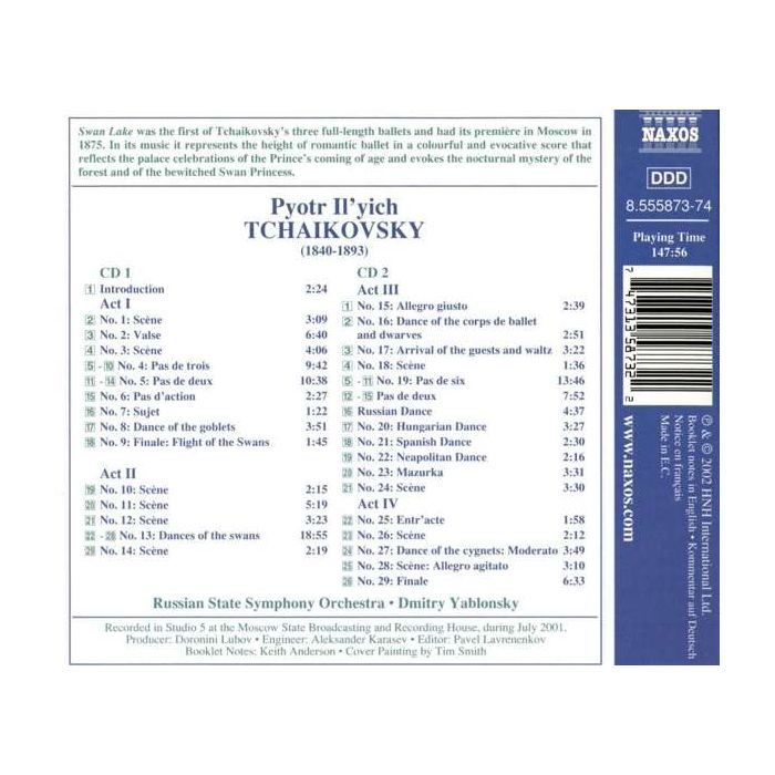 TCHAIKOVSKY: Swan lake - slide-1