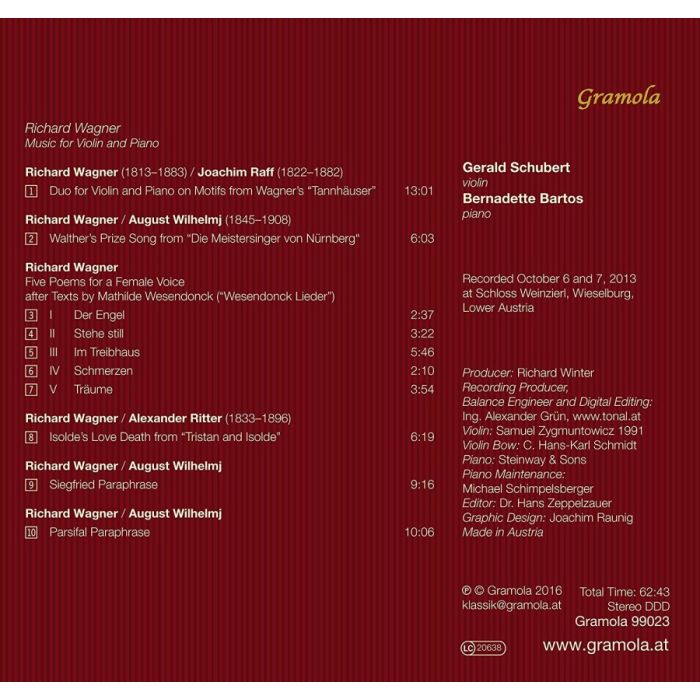 Wagner: Music for Violin and Piano - slide-1