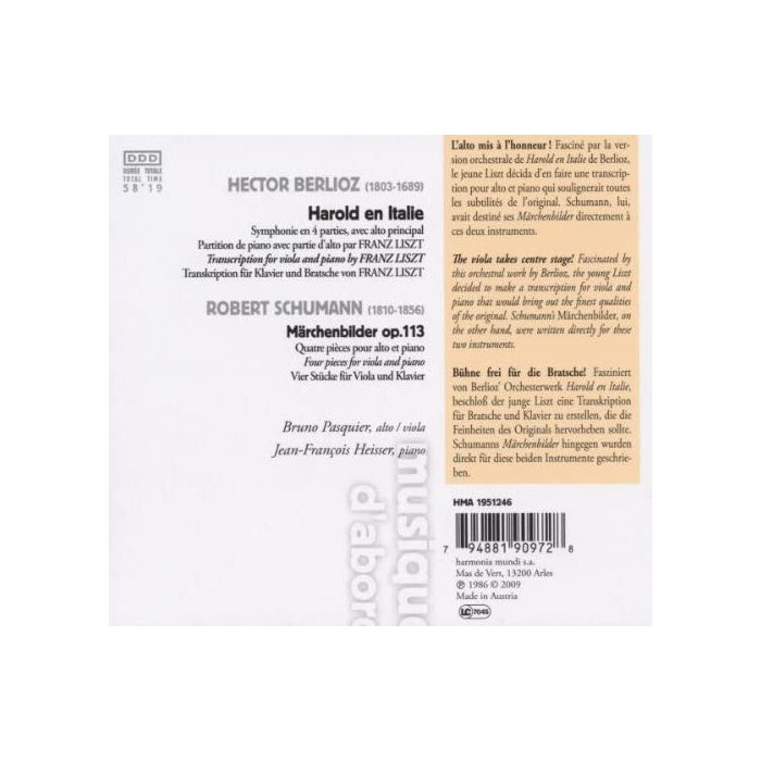 BERLIOZ / LISZT: Harold en Italie - slide-1