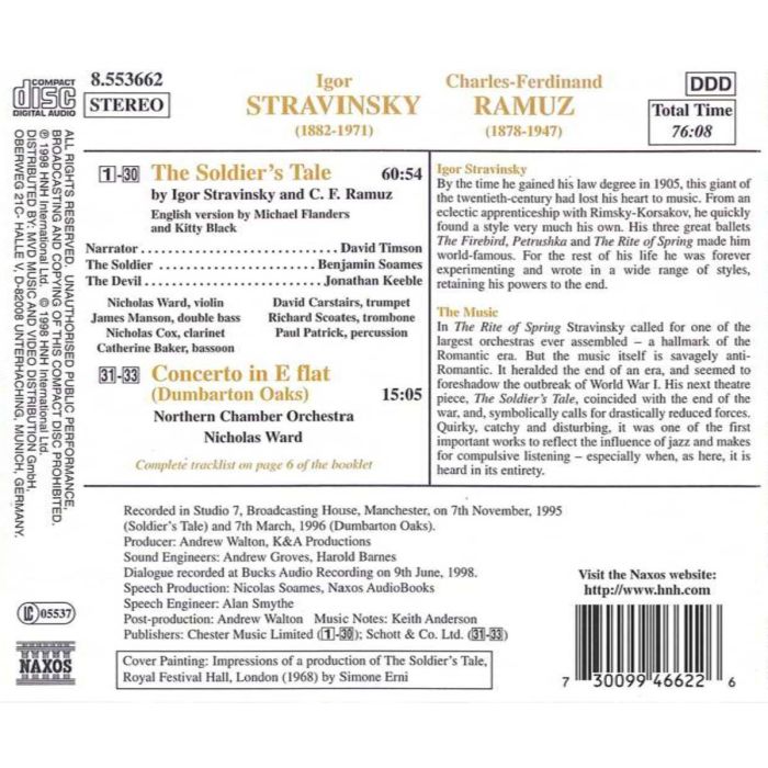 STRAVINSKY / RAMUZ: The Soldier's - slide-1