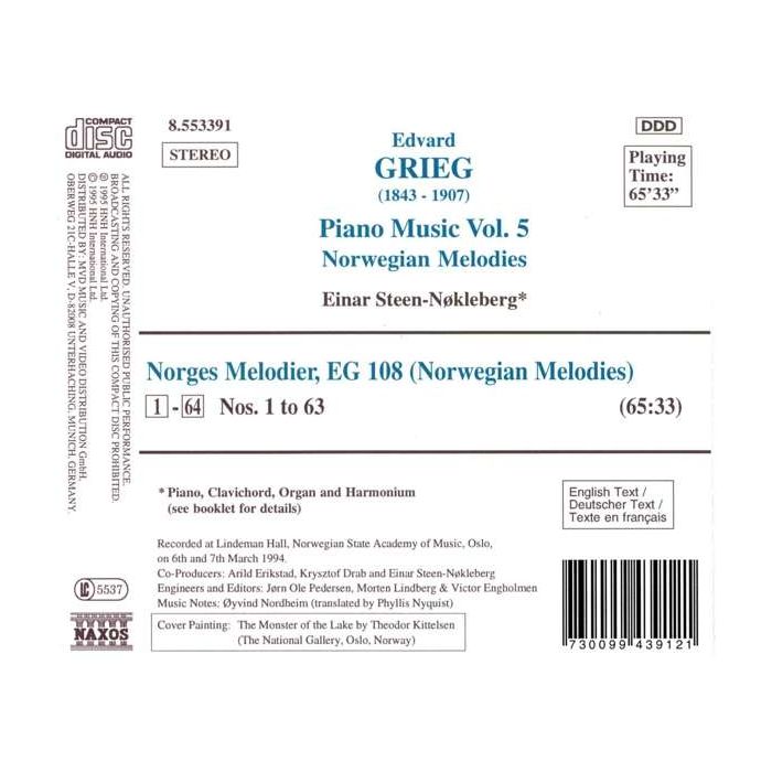 GRIEG: Piano Music Vol. 5 - slide-1