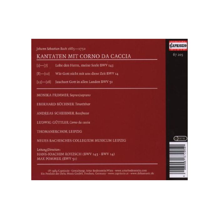 BACH: Cantatas with Corno Da Caccia - slide-1