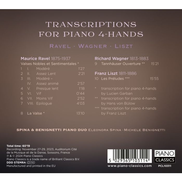Transcriptions for Piano 4-Hands - slide-1