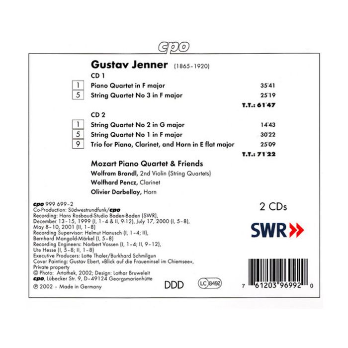 JENNER: Complete Chamber Works - slide-1