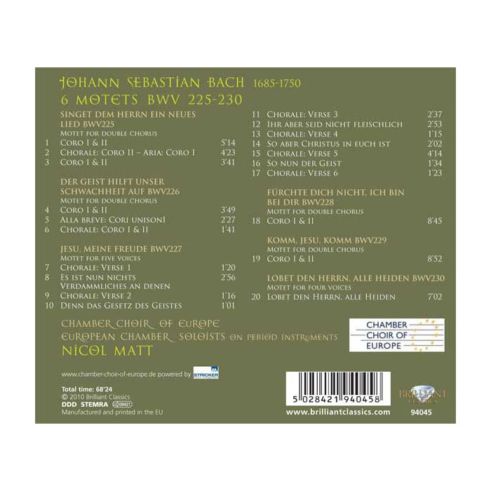 Bach: Motets - slide-1