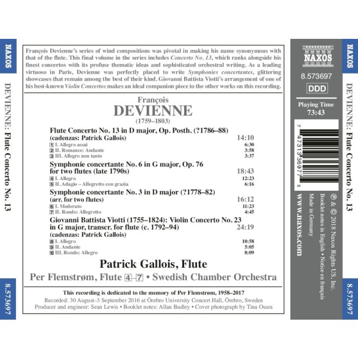 Devienne: Flute Concerto No. 13; Viotti: Violin Concerto No. 23 - slide-1