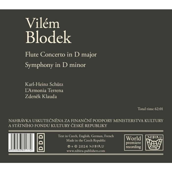 Blodek: Flute Concerto; Symphony - slide-1