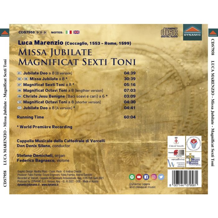 Marenzio: Missa Jubilate; Magnificat Sexti Toni - slide-1