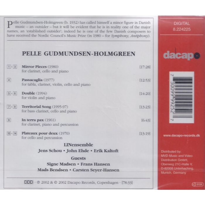 GUDMUNDSEN - HOLMGREEN: Chamber music - slide-1