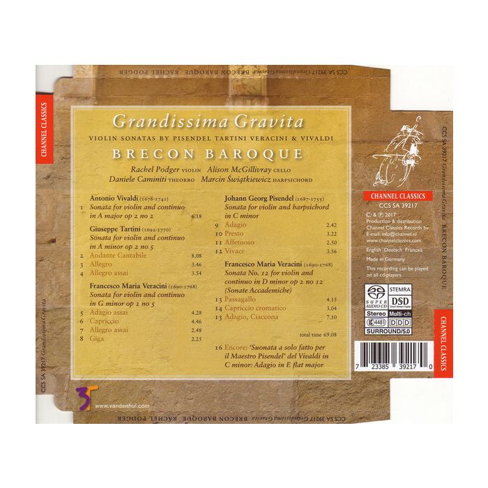 Grandissima Gravita - Pisendel / Tartini / Veracini / Vivaldi - slide-1