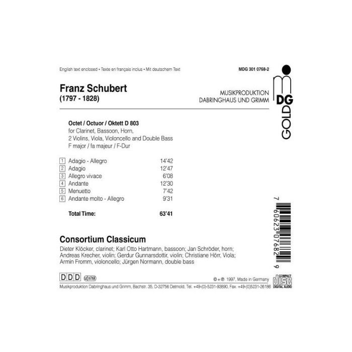 Schubert: Octet D 803 - slide-1