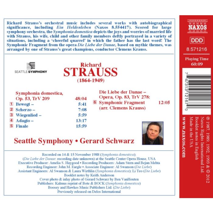 STRAUSS Richard: Symphonia domestica - slide-1