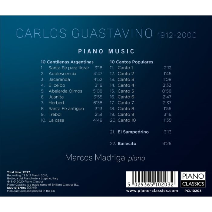 Guastavino: Piano Music - slide-1