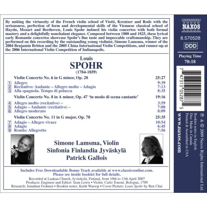 Spohr: Violin Concertos Nos. 6, 8 & 11 - slide-1