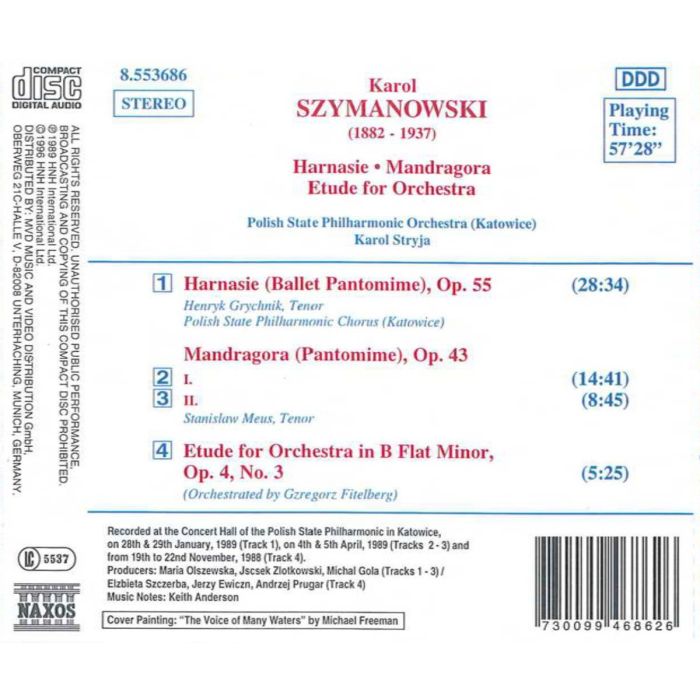 SZYMANOWSKI: Harnasie. Mandragora. - slide-1