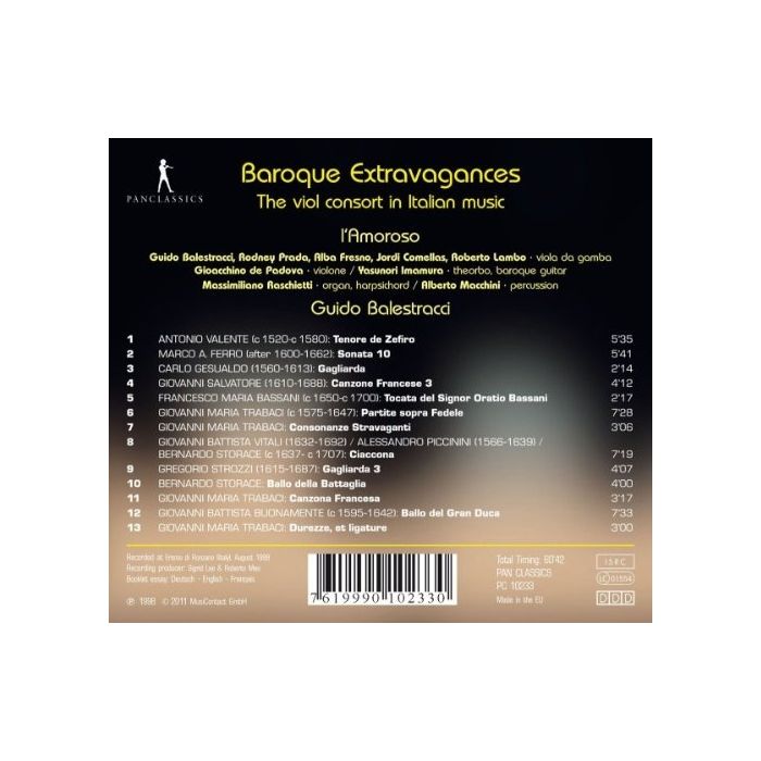 Baroque Extravagances - The Viol Consort in Italian Music - slide-1