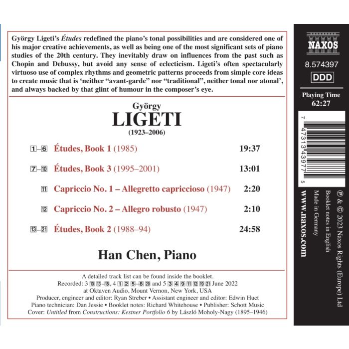 Ligeti: Etudes; Capriccios - slide-1