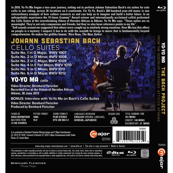 Yo-Yo Ma - The Bach Project: Cello Suites - slide-1