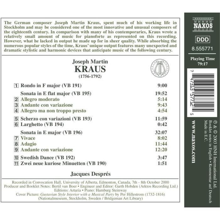 KRAUS: Complete piano music - slide-1
