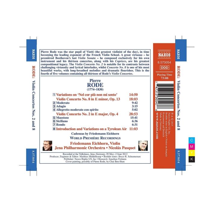 Rode: Violin Concertos Nos. 2 and 8 Variations - slide-1
