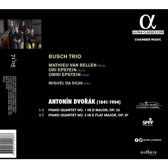 DVORAK: Piano Quartets Op. 23 & 87 - slide-1