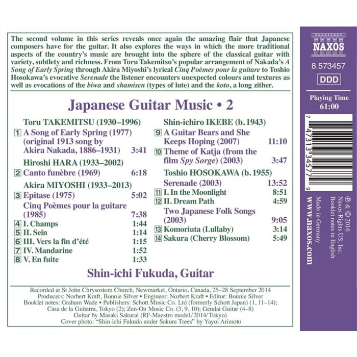 Japanese Guitar Music Vol. 2 - Takemitsu Miyoshi Hosokawa … - slide-1