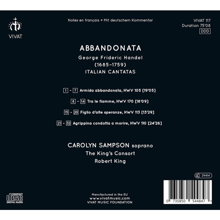 Abbandonata - Handel Italian Cantatas - slide-1