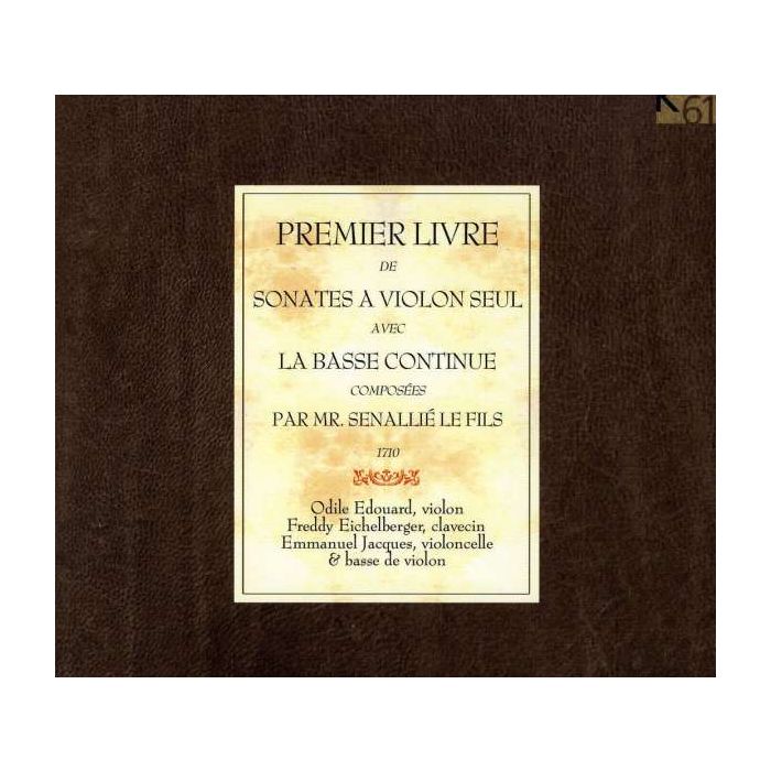 Senallie: Sonates Pour Violon Et Basse C