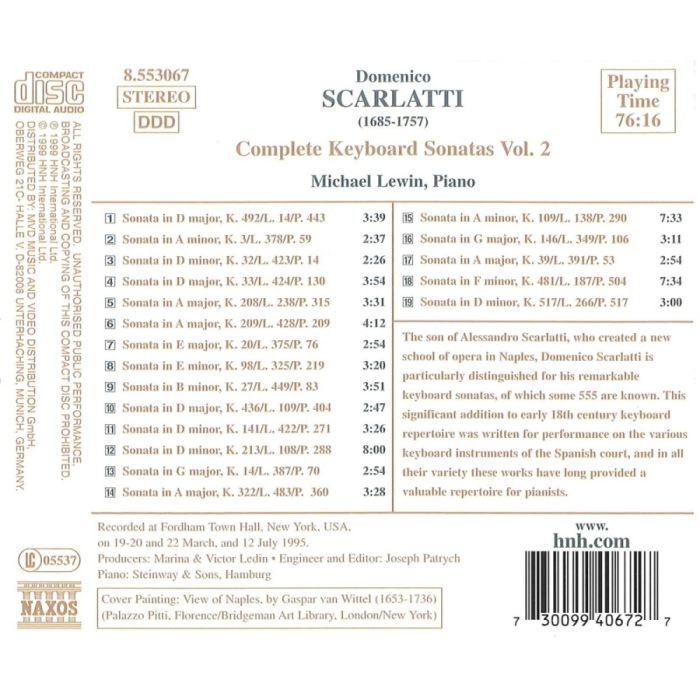 SCARLATTI: Complete Keyboard Sonatas, Vol. 2 - slide-1