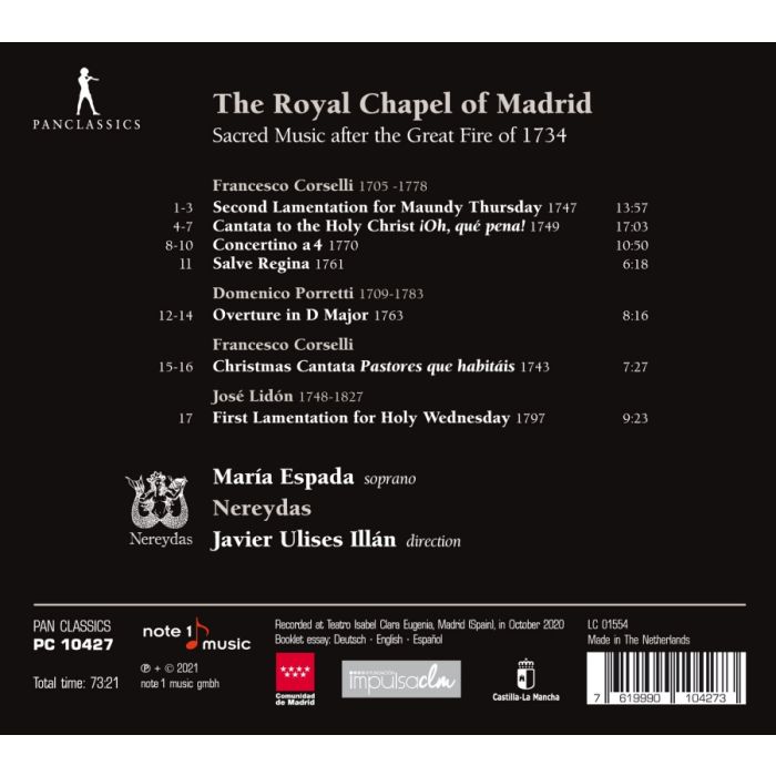 Corselli: The Royal Chapel of Madrid - slide-1